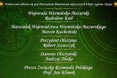 Jubileusz 80-lecia Warmińsko-Mazurskiej Izby Rzemiosła i Przedsiębiorczości 1945 - 2025 IV Gala Rzemiosła Warmii i Mazur 3 października 2025 r. - 4