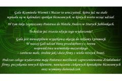 Gala Rzemiosła Warmii i Mazur to uroczystość, która już na stałe wpisała się w kalendarz spotkań biznesowych, w których warto wziąć udział. W tym roku zapraszamy Państwa do Hotelu Anders w Starych Jabłonkach. To będzie już 3 edycja tego wydarzenia! Gala - 2